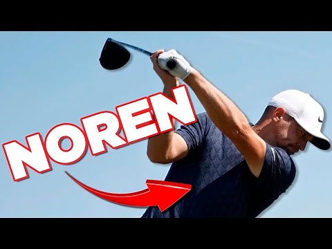ALEX NOREN DRIVER GOLF SWING - SLOW MOTION