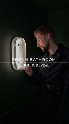 Replying to @arthurdie.go ⚫⚪🟡🔴 You’re going to be so tired of how many photos we take in these bathrooms, consider this your warning. When I design a bathroom, lighting is one of the first things I obsess over. Because the right mix of beauty and function matters… and nothing beats wall sconces flanking the mirror for truly flattering light. Let’s be real: if you’re not taking mirror selfies in your bathroom, it’s not you — it’s the lighting. (Or the mirror. But mostly the lighting.) Lights: P