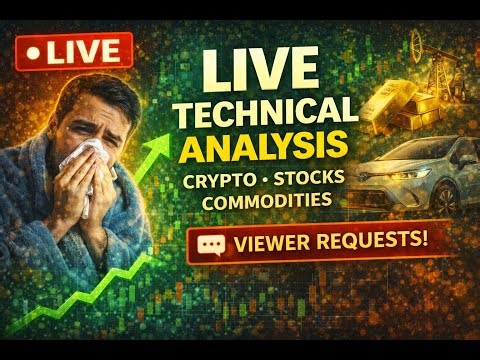 📊 LIVE Market TA! Crypto, Stocks & Commodities — Viewer Requests Welcome