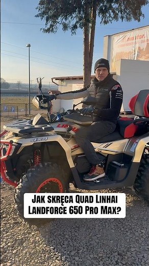 How does the Linhai Landforce 650 Pro Max quad turn? #husator #quads #linhai