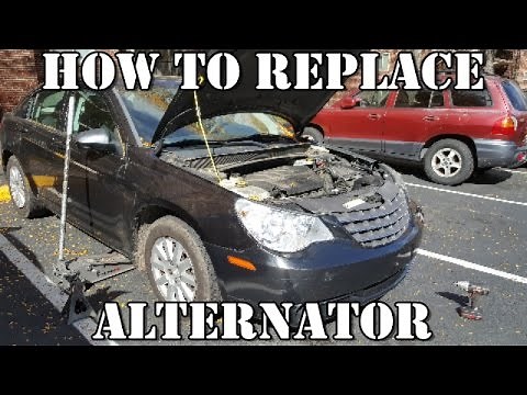 How To Replace Alternator 2007-2010 Chrysler Sebring 2.4