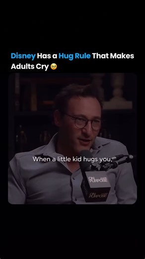 Wealth | Motivation | Business on Instagram: "The Disney Hug Principle. Simon Sinek explains something deeply touching that happens at Disney. The characters who meet children are trained to hold a hug for as long as the child needs it, and they never let go first. This practice creates a safe space where the child feels completely supported, without being rushed or dismissed. It shows that genuine connection happens when we allow others to feel the comfort of staying close for as long as they w