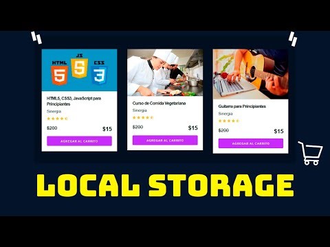 ✅ Añadiendo Local Storage al Carrito de Compras - Carrito de Compras con Javascript (Parte 10) ⚡
