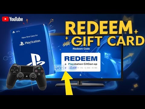 How to REDEEM PLAYSTATION GIFT CARD