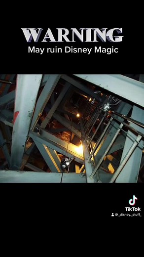 How Tink gets tk the top of the castle #disney #disneyworld #tinkerbell #magickingdom #disneyparks #behindthescenes #disneytiktok