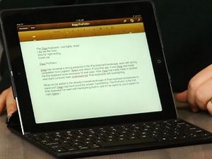 ZaggKeys ProFolio+ for iPad: backlit keyboard case lights it up