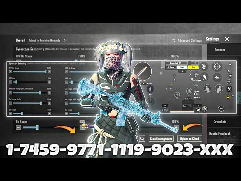 NEW UPDATE 4.3🔥BEST SENSITIVITY CODE + CONTROL SETTINGS BGMI/PUBG MOBILE