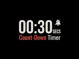 30 Second Silent Countdown Timer