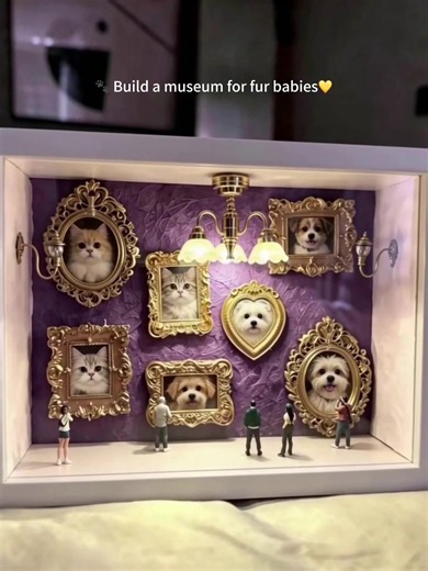 Because some memories deserve more than a photo 🐾 Custom frames & mini memory galleries