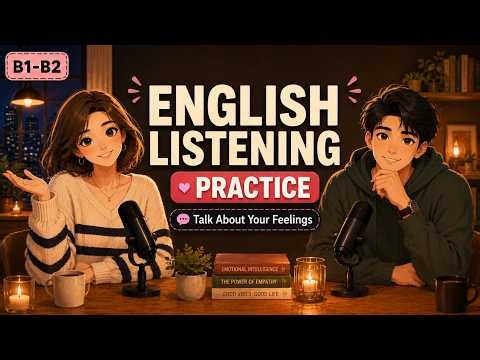 Talk About Your Feelings in English | Real Life English Conversation Practice (B1-B2)