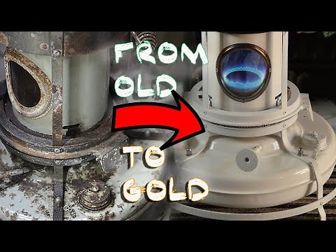 #49. Aladdin Blue Flame Heater Restoration | series 37 from 1978 / pixel valve /