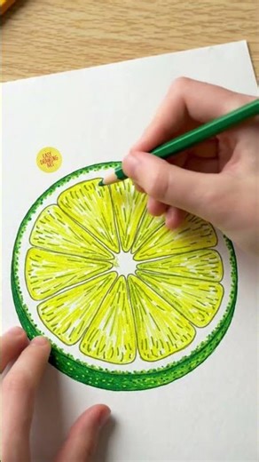 sweet lime 🍋‍🟩 drawing #drawing #sweetlime #satisfying