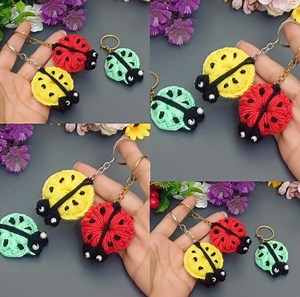 393K views · 2.6K reactions | Crochet cute ladybug keychain you will love it (PART 1) | Dekor | Facebook