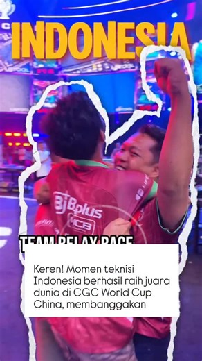 Bandung Banget! on Instagram: "Indonesia menorehkan prestasi dunia dengan menjuarai Circuit Global Championship (CGC) World Cup 2025 di Guangzhou, China, pada 17 September 2025. Tim Borneo Flasher berhasil mengalahkan pesaing internasional dan meraih juara kategori grup dengan waktu 5 menit 36 detik 91 milidetik. Kemenangan ini membuktikan teknisi ponsel Indonesia mampu bersaing di level global. 📄 @pst0re #Bandungbanget from Tiktok.com/forwardtools"
