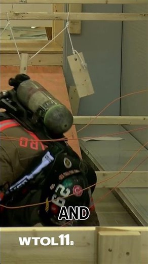 Rossford Fire Department using old Rite Aid as training course