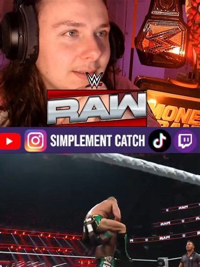 OBA FEMI DETRUIT RUSEV LORS DE WWE RAW #wwe #catch #wweraw #obafemi #rusev