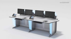 Sala de control Diseños Centro de comando Estaciones DE TRABAJO Altura ajustable Escritorio CCTV Sala de control Consola Muebles comerciales