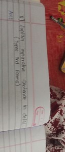 Explain imperative sentence in detail (Types and Forms).... | Filo