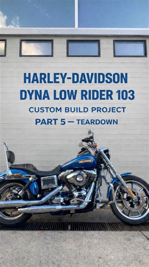 𝐄𝐫𝐝𝐞𝐦 𝐊𝐨̈𝐳 on Instagram: "Harley-Davidson Dyna Low Rider 103 Custom — Part 5 of our full custom build project. The teardown continues as we go deeper into the heart of this machine. More components come off, hidden details are revealed, and the real character of this bike starts to show. Every bolt removed brings us one step closer to transformation. This is where the foundation of a true custom build is shaped. From teardown ➝ modification ➝ rebuild, This project is progressing step by 