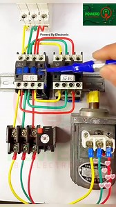1.5M views · 7.6K reactions | Forward and Reverse Power Connection #electrical #electricalwork #powerdbyelectric #diagram #electric #electricity #electricitychallenge | Powerd By Electronic | Facebook