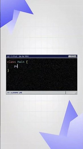 Learn Java in seconds 🚀Simple program, powerful concept 💡Start your coding journey today!