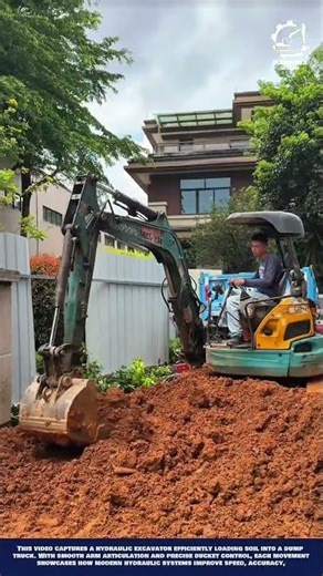 Excavator Soil Scooping Machine Innovation for Landscaping site management and loading