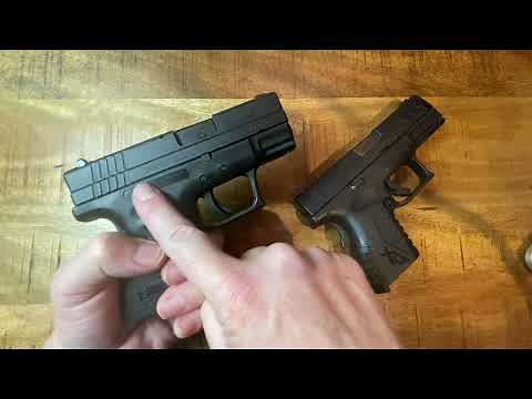 Springfield XD 3” Subcompact 40SW vs Springfield XD-M Elite 3.8” Compact 10MM