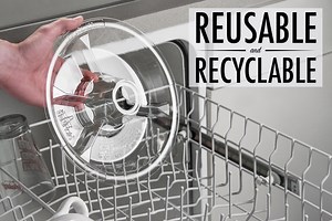 The GoPlate: Reusable Party Plate Doubles as Drink Holder