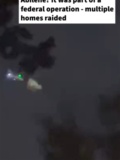 Did you see this helicopter over Abilene this morning? It was part of a federal operation where multiple homes were raided. Full story at link in bio! #breakingnews #localnews #news #abilene #federal #atf #cops #police