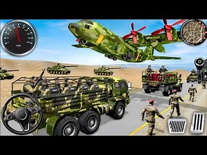Army Truck Driving Cargo Games - US Offroad Army Truck Driving 3D 2025 - Andriod Gameplay