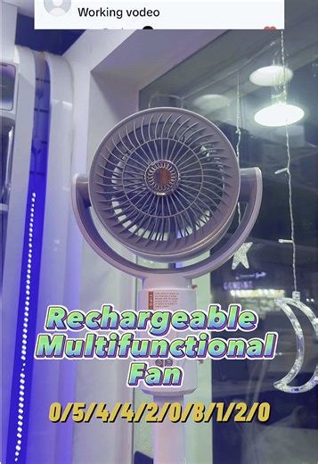 Check out this TikTok video showcasing a rechargeable fan in action! Watch as we demonstrate its features, including adjustable speeds and portability, perfect for any setting. Don't forget to like and share if you find it helpful! #RechargeableFan #HomeEssentials #tiktokmademebuyit