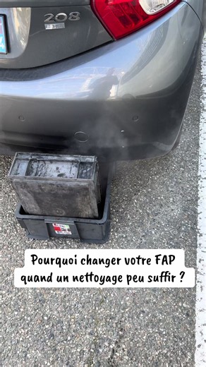 Nettoyage chimique FAP sans démontage : résultats avant/après
