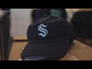 Seattle hockey releases Kraken merchandise for in-store sales Saturday