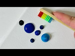 Top 3 Easy Winter Acrylic Painting Ideas for Beginners | Snow Forest and Galaxy Sky