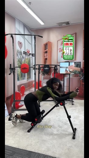 Relife Sports Ab Workout Equipment, Adjustable Abdominal Machine Full Body Workout for Home Gym, Strength Training Exercise Equipment Waist Trainer Suitable for Beginner