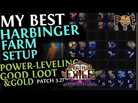 POE 3.27 - HOW I FARM MY HARBINGERS & WHY // AN OPTIMIZED ATLAS TREE FOR GOOD LOOT & XP