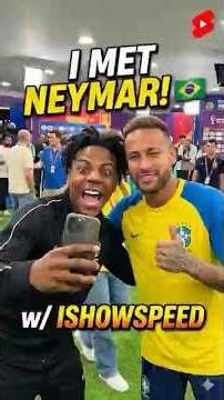IShowSpeed Met NEYMAR! 🇧🇷 (HE LOST IT)