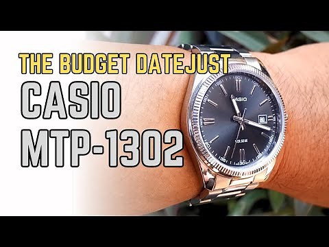 Casio MTP-1302 Black Dial Review - The Budget Datejust