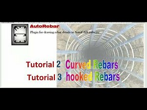 Rebar Detail Plugin for Auto Cad software /Tutorial 2 & 3