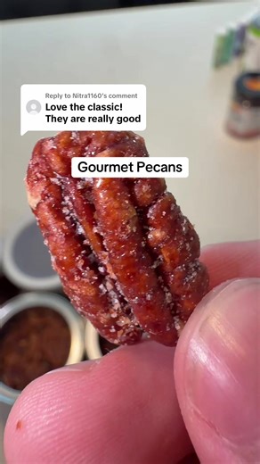 Delicious Candied Pecans from Fortune Favors