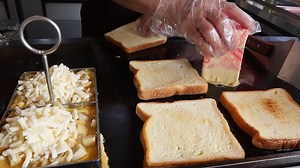 71K views · 548 reactions | Sweet Potato Cheese Toast - Korean Street Food | Street Food Factory | Facebook