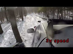 Snow plowing with pickup truck 12 2016
