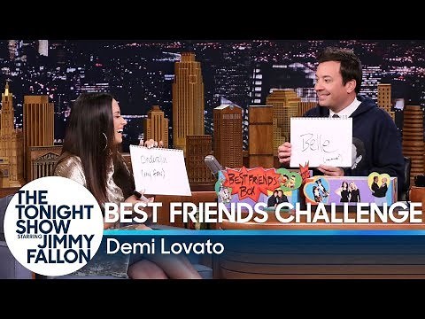 Best Friends Challenge with Demi Lovato