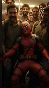 Deadpool First Time On An Indian Local Train! 🚉 'Crowd Dekh Ke Fat Gayi!'