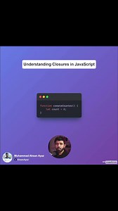 What are closures in Javascript? #closures #javascript #codingdays | Code with Ahsan