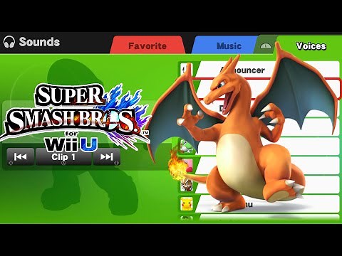 Charizard Voice Clips - Super Smash Bros Wii U