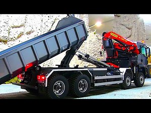 AMAZING RC TRUCK with hydraulic crane from SclaeART