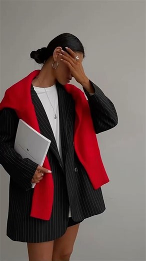 Business Chic with a Bold Twist #shorts