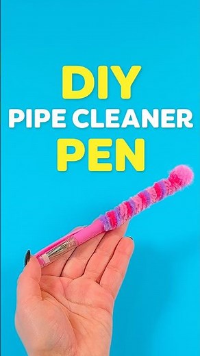 DIY Pipe Cleaner Pen for Kids ✨ Easy & Fun Craft Tutorial #diy #craft #craftyfun #kids