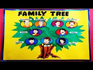 Family tree chart for classroom l Chart ideas for classroom and school